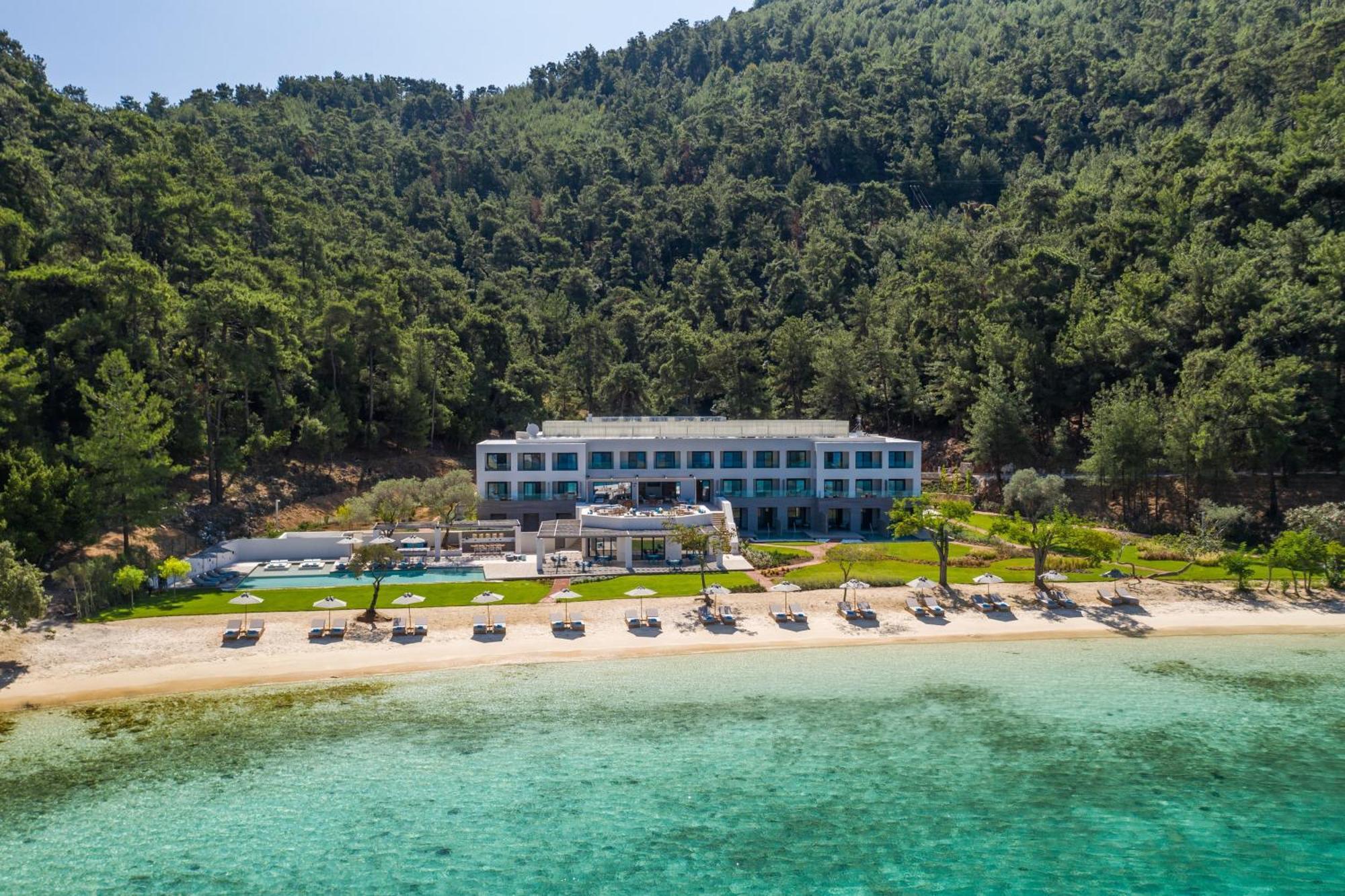 Vathi Cove Luxury Resort & Spa Chrisi Ammoudia Exterior foto