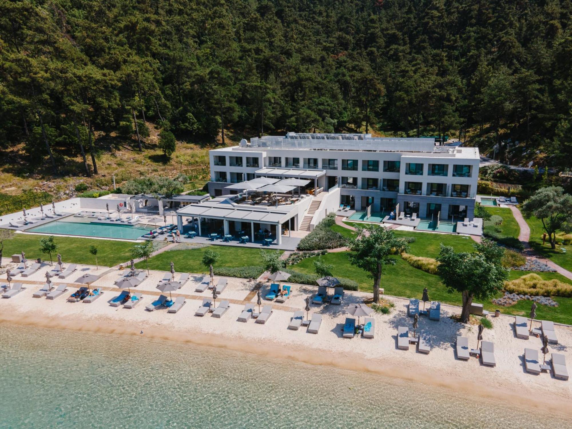 Vathi Cove Luxury Resort & Spa Chrisi Ammoudia Exterior foto