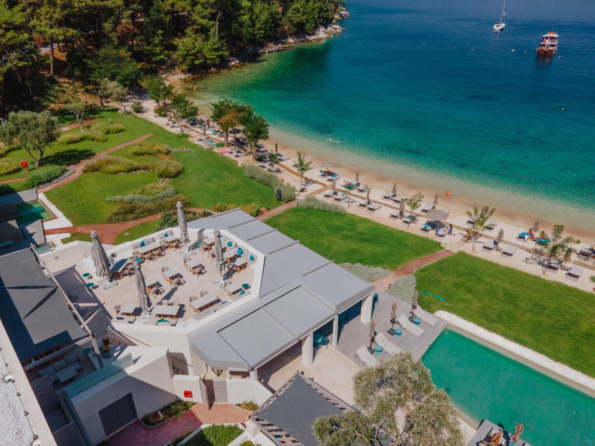 Vathi Cove Luxury Resort & Spa Chrisi Ammoudia Exterior foto